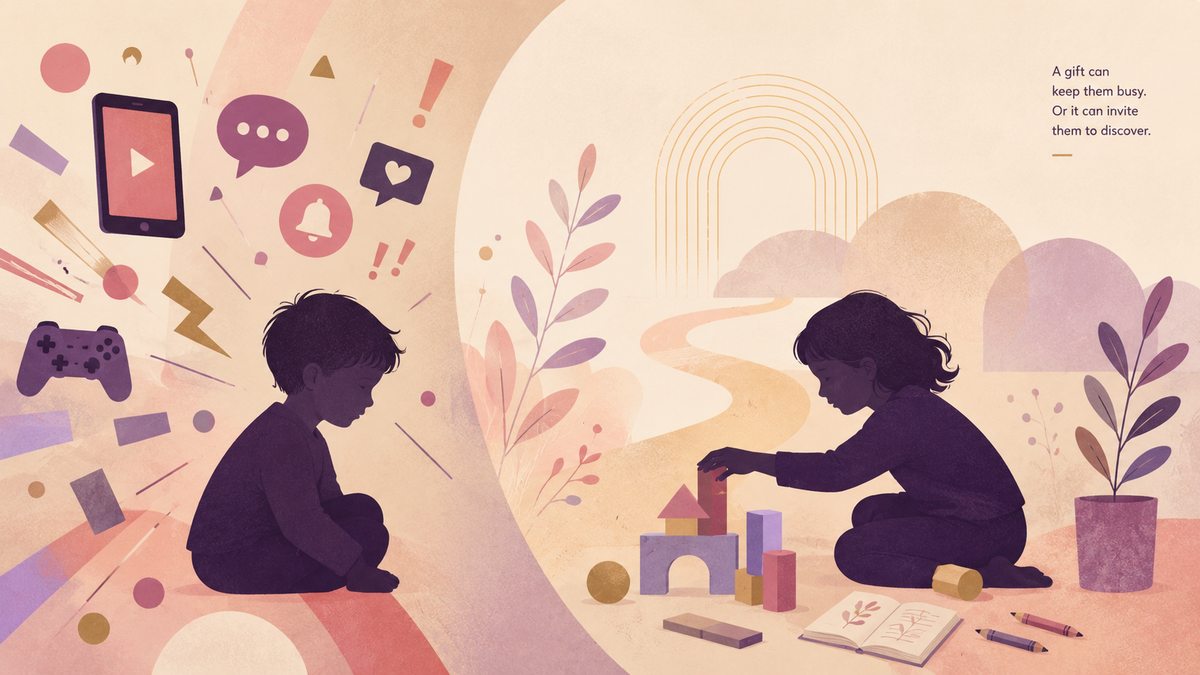 When Did Keeping a Child Busy Become the Same as Giving Them Something?