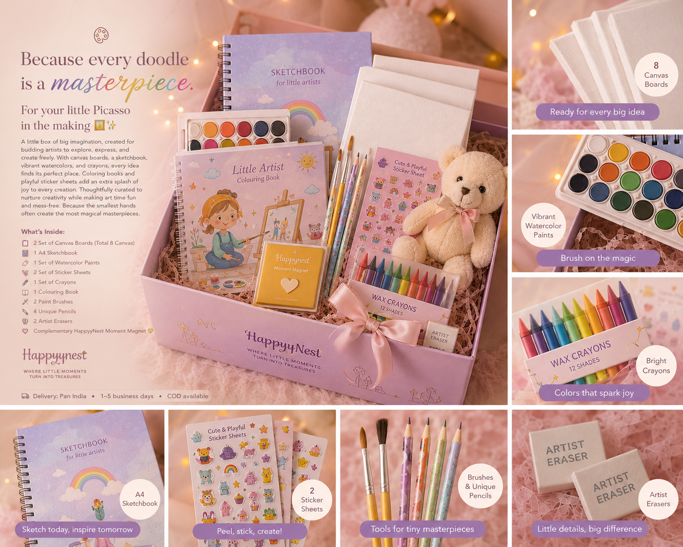 🖌️ Mini Artist Hamper 💛